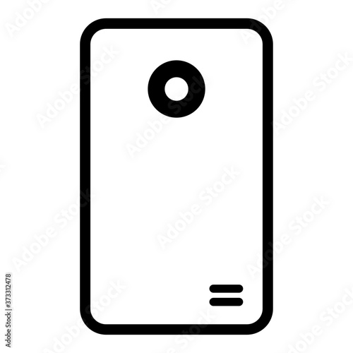 Smartphone rear icon