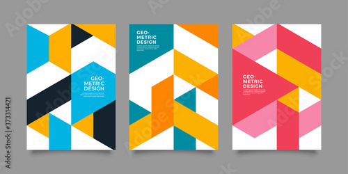 Covers with minimal design. Cool geometric backgrounds for your design. Applicable for Banners, Placards, Posters, Flyers etc. Eps10 vector