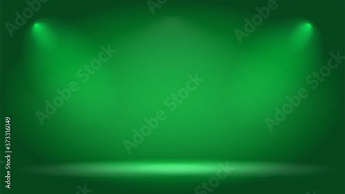 Empty vector abstract mock up 3D stage studio background for product display. Showroom shoot render.