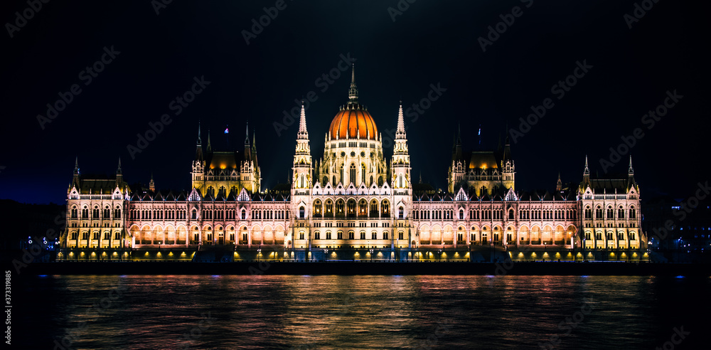 Hungarian Parliament at Midnight