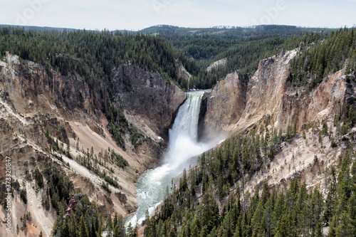 Lower Falls in the Grand Canyon of the Yellowstone
