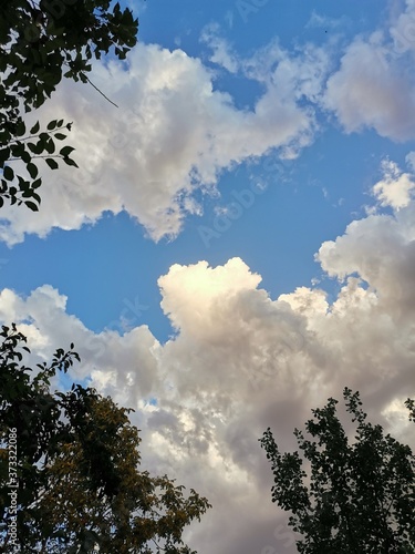 clouds in the sky