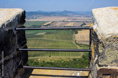 View from the hazmburk on the landscape photo