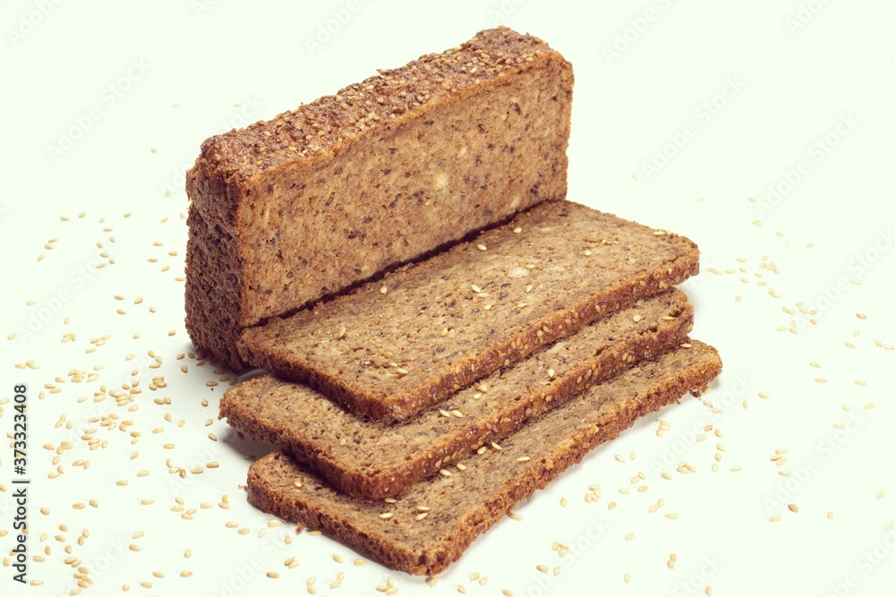 Pan de linaza con tres cereales Pan de linaza con tres cereales