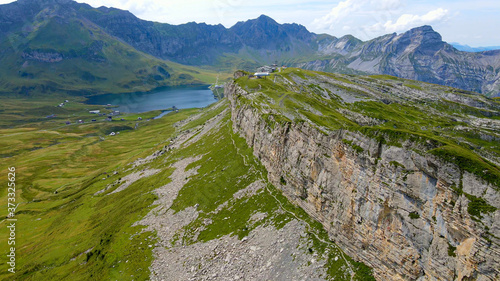 The Swiss Alps at Melchsee Frutt - Bonistock mountain photo