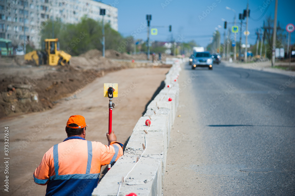 Repair of the old and construction of a new asphalt road Repair of the old and construction of a new asphalt road