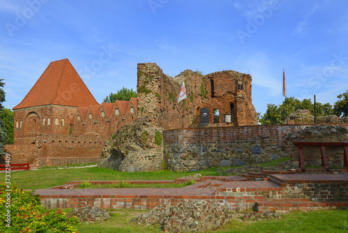 фотографія Torun, Poland, Ruins of the Teutonic Castle, fortification of the old town