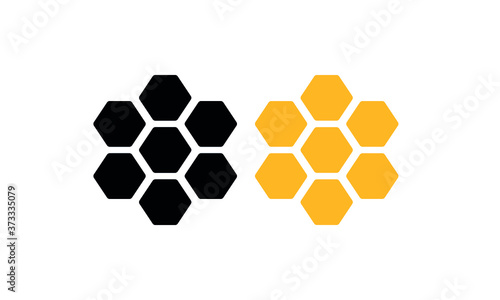 Honeycomb icon vector sign illustration
