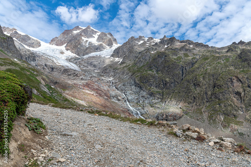 Obraz na płótnie Refuge Elisabetta Val Veny - Courmayeur - Valle d'Aosta - Italy w salonie