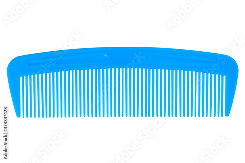 Bild auf Leinwand Blue comb isolated on white background