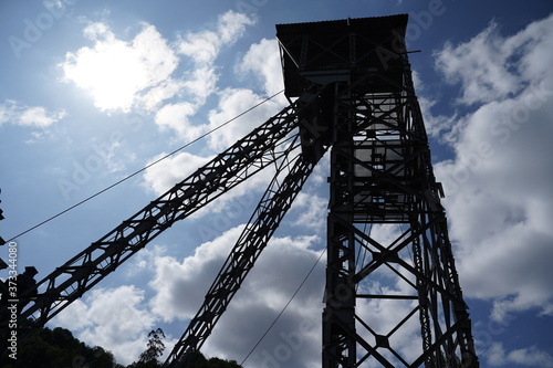 Mine in Langreo, industrial village of Asturias,Spain. 