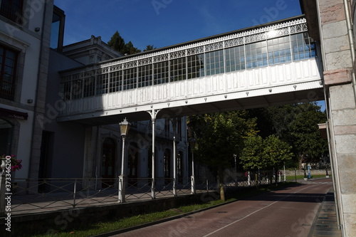 Asturias. Las Caldas, thermal village of Asturias.Spain. 