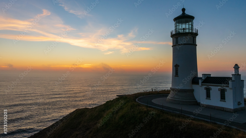 Sunset at North Head Lighthouse, Cape Disappointment State Park