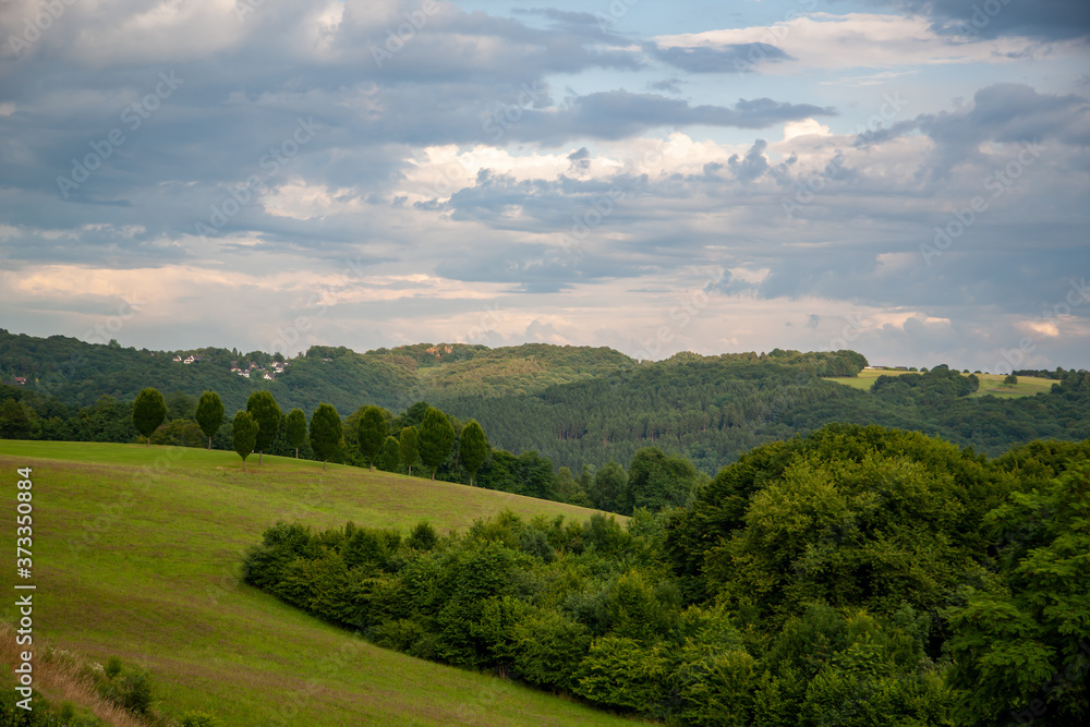 Fototapeta premium landschaft am Abend
