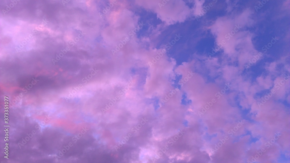 Pink Sunset Clouds Pink Sunset Clouds