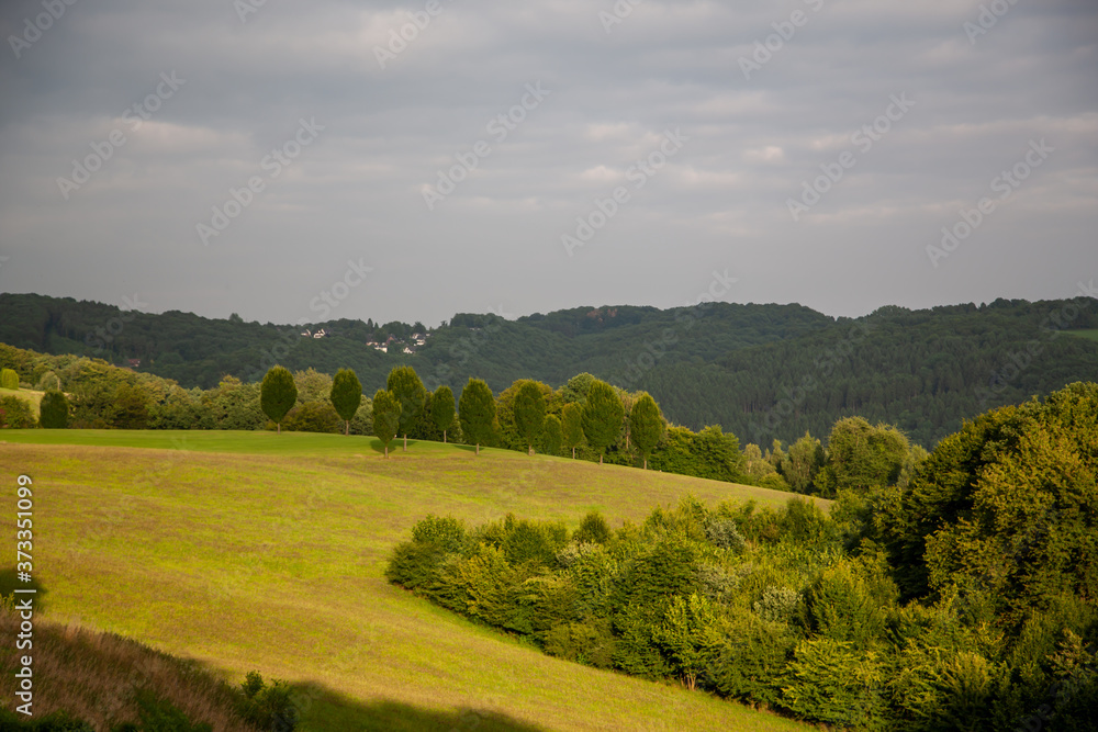 Fototapeta premium landschaft am Abend