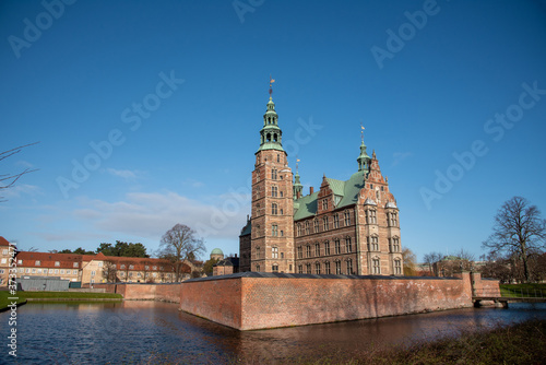 Rosenborg Castle from the Royal graden in Copenhagen