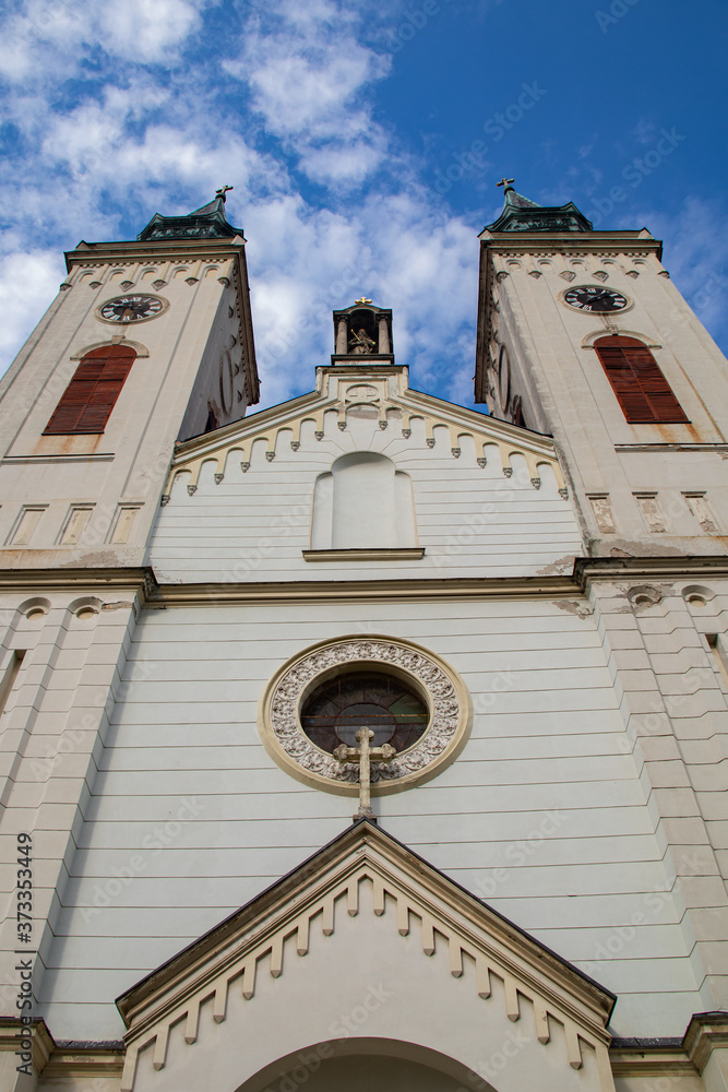 The Carmelite Church (The Church of St Stephen the King) in Sombor, Vojvodina, Serbia The Carmelite Church (The Church of St Stephen the King) in Sombor, Vojvodina, Serbia