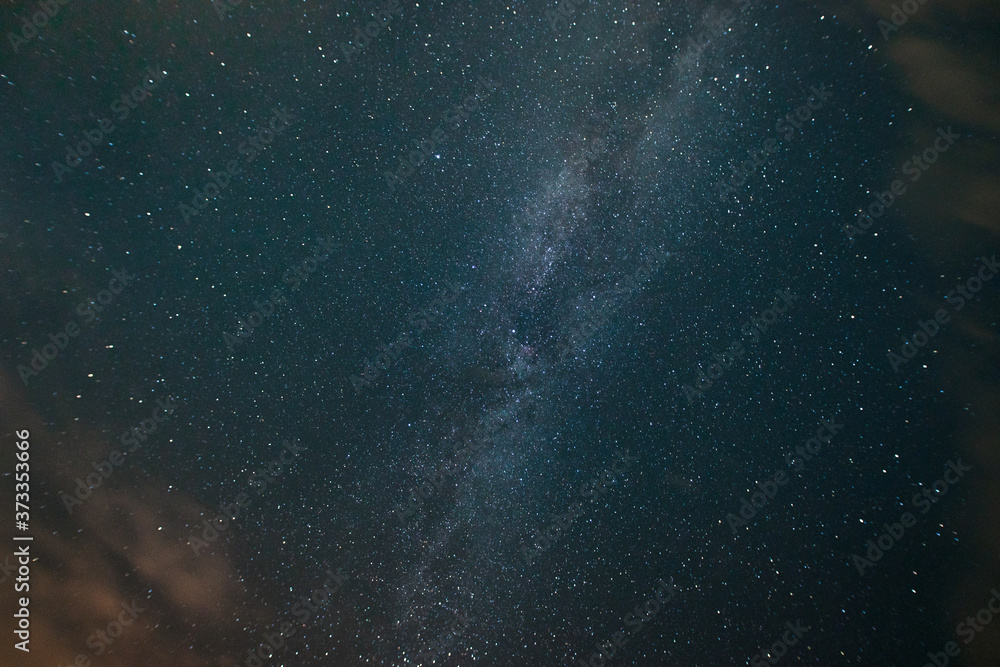 Fototapeta premium Milky way in the night starry sky