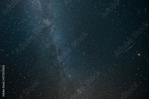 Milky way in the night starry sky