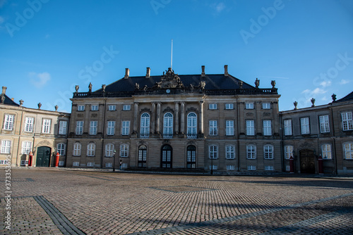Fredrik VIII palace at Amalienborg in Copenhagen (DK)