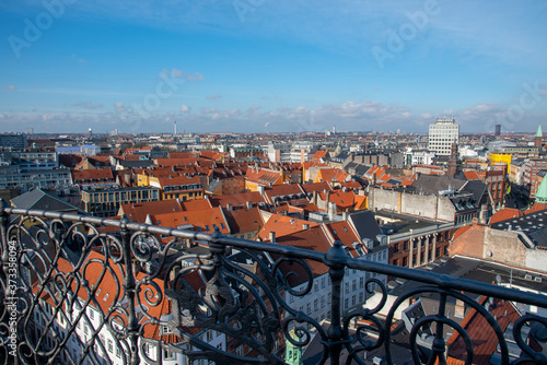 Canvas Print Urban landscape of Copenhagen (DK)