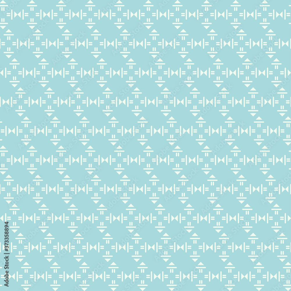 Seamless geometric pattern with small triangles on a green background. Seamless geometric pattern with small triangles on a green background.