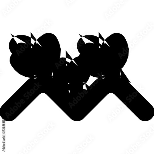 Wilting plant icon