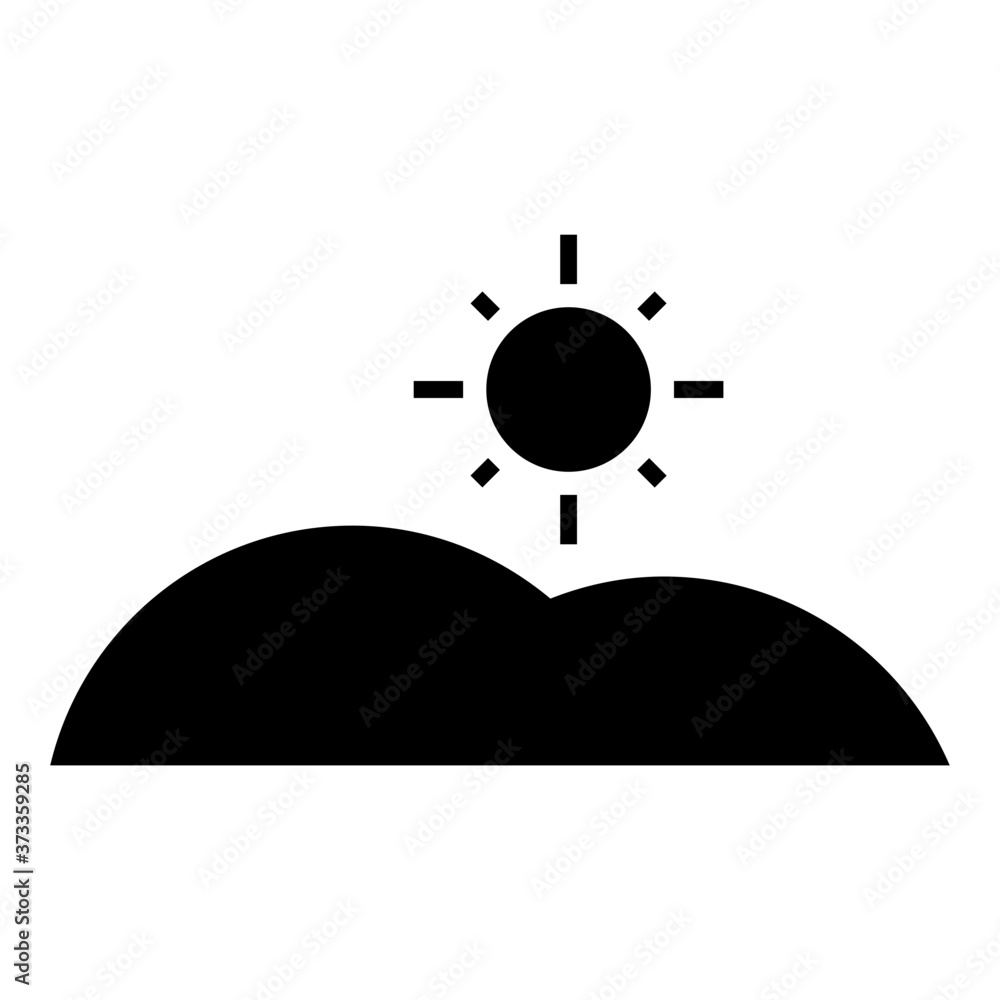 Obraz premium Sunrise icon