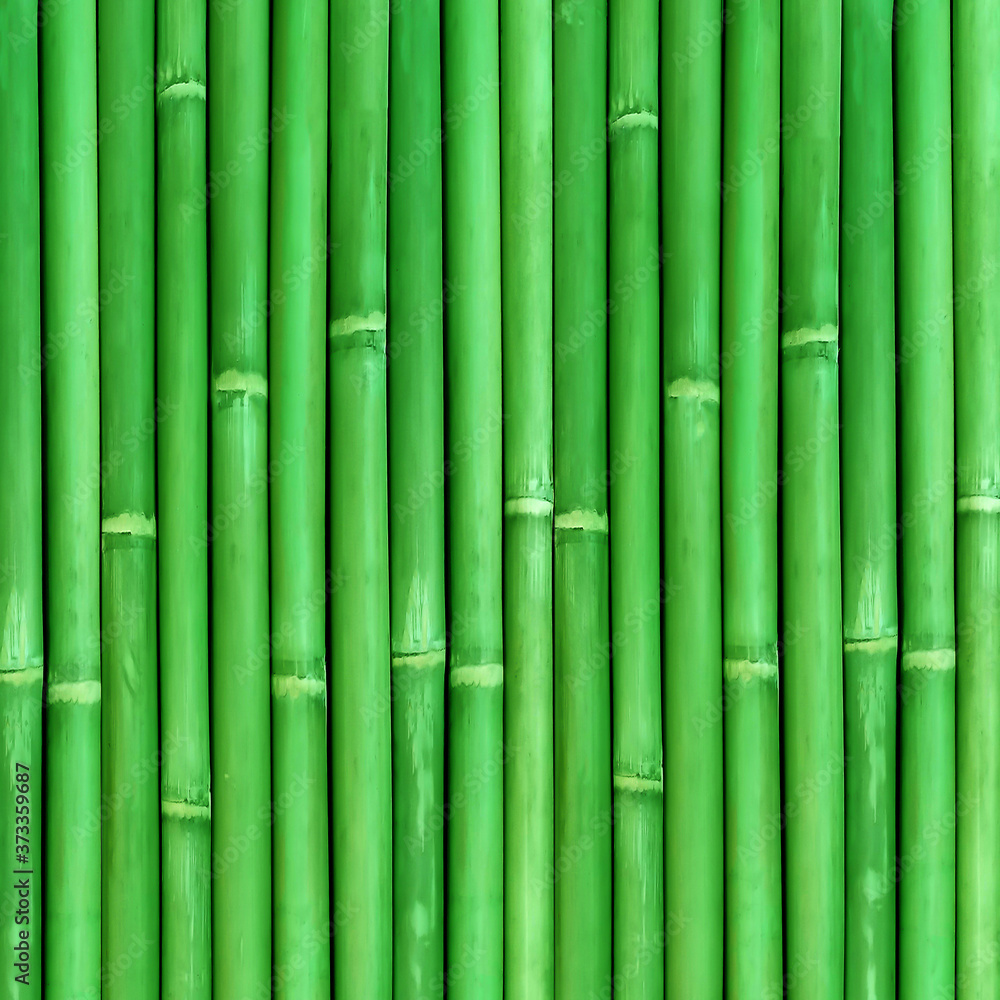 Naklejka Bamboo texture background with natural patterns; bamboo fence texture background