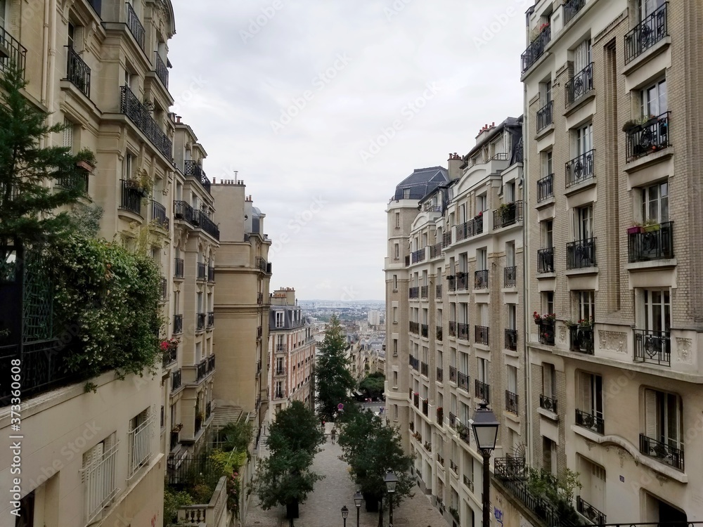 Rue du Mont Cenis Stairs, Montmartre, Paris