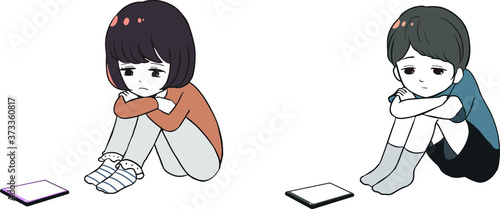 スマホで気分が暗くなる