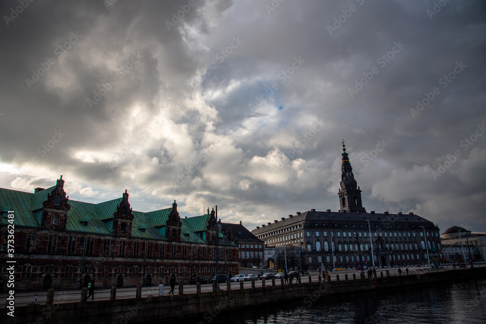 Danish Chamber of Commerce beside the Christiansborg Palace in Copenhagen (DK)