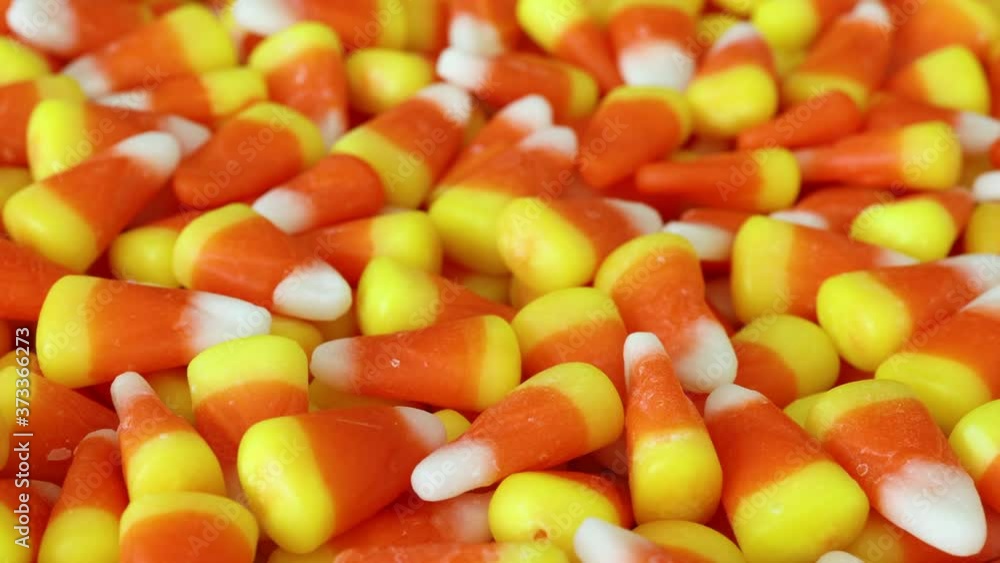 Rotating Candy Corn Background Rotating Candy Corn Background