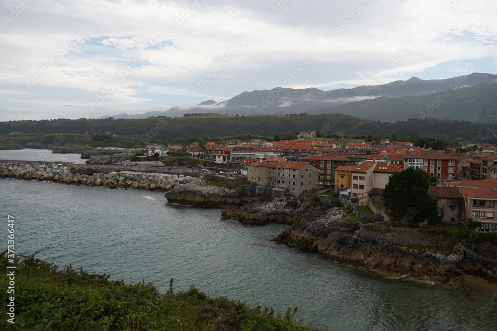 Llanes, beautiful coastal village in Asturias. Spain