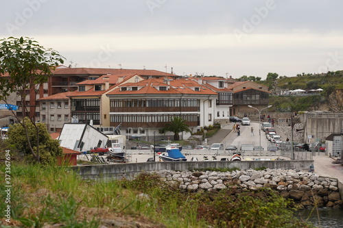 Llanes  coastal village in Asturias. Spain