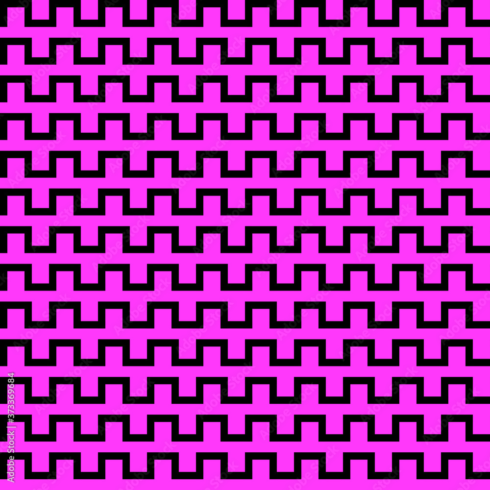 Square zigzag line pattern seamless repeat background Square zigzag line pattern seamless repeat background