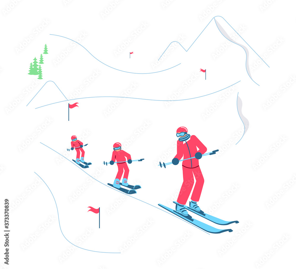 Ski school concept