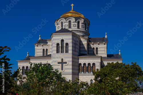 Vladimirsky Cathedral on the territory of the National Reserve "Chersonesos Tauric" (Crimea)