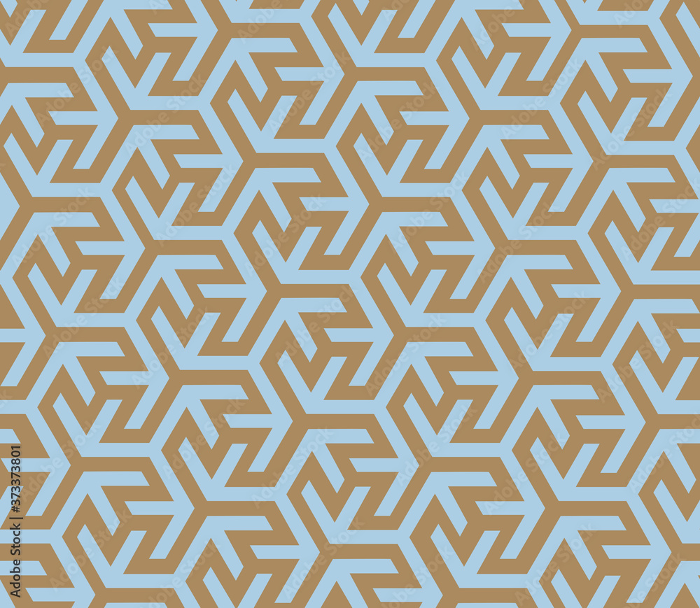 Cube line seamless repeat pattern background