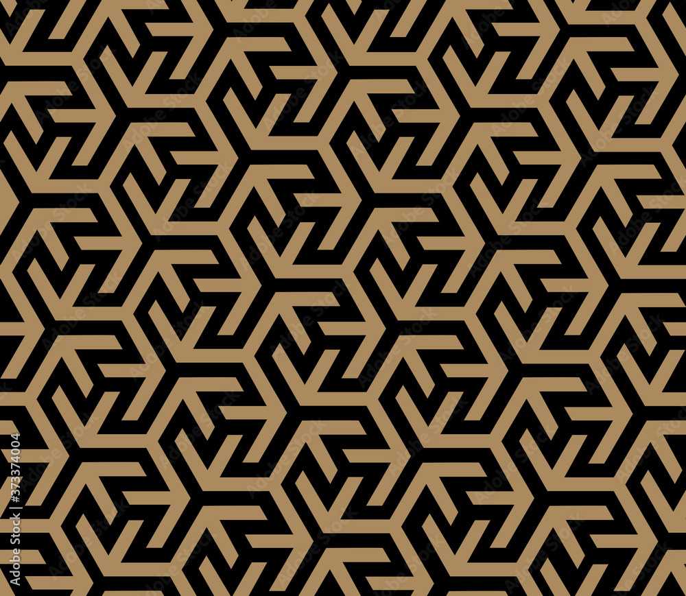 Cube line seamless repeat pattern background