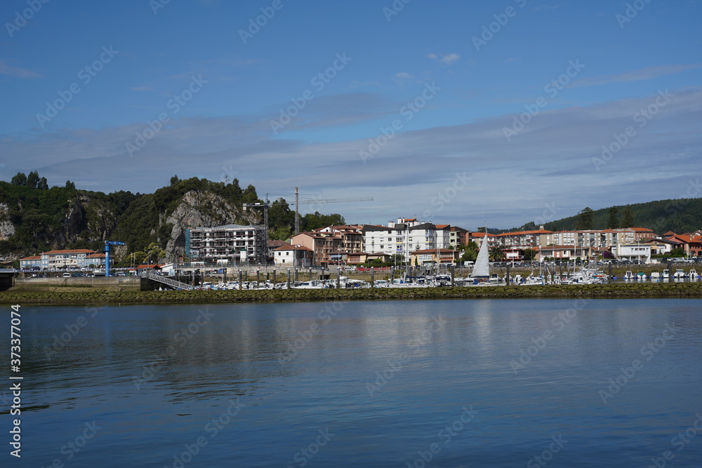 Ribadesella,  beautiful coastal village in Asturias,Spain. 