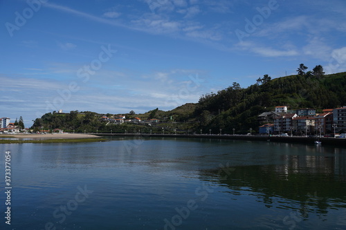 Ribadesella, beautiful coastal village in Asturias,Spain. 