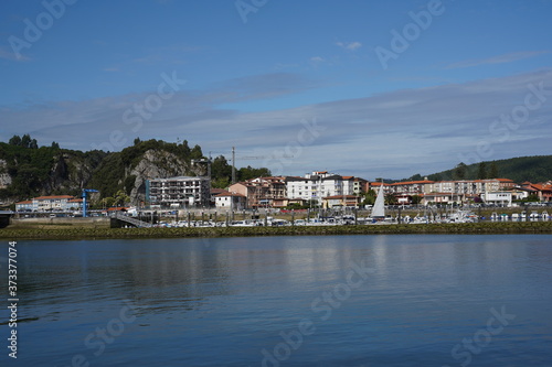 Ribadesella, beautiful coastal village in Asturias,Spain. 