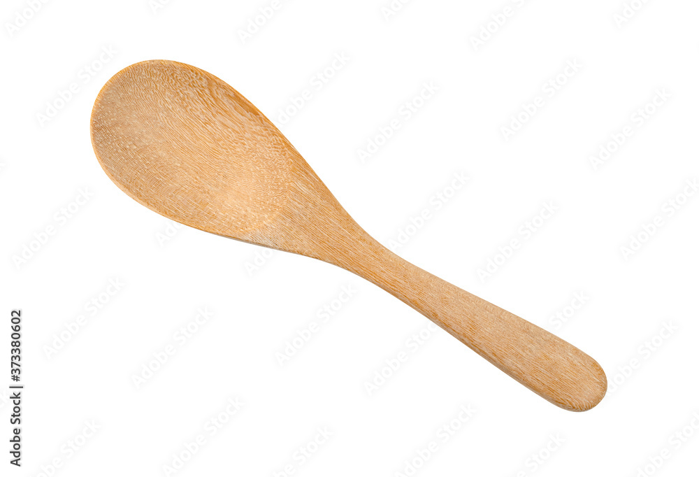 wooden spoon isolated on white background ,include clipping path wooden spoon isolated on white background ,include clipping path