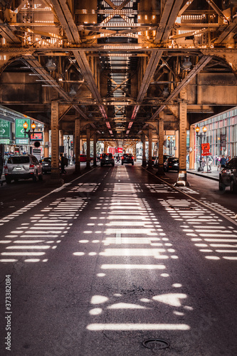 Chicago EL Shadows 2x3