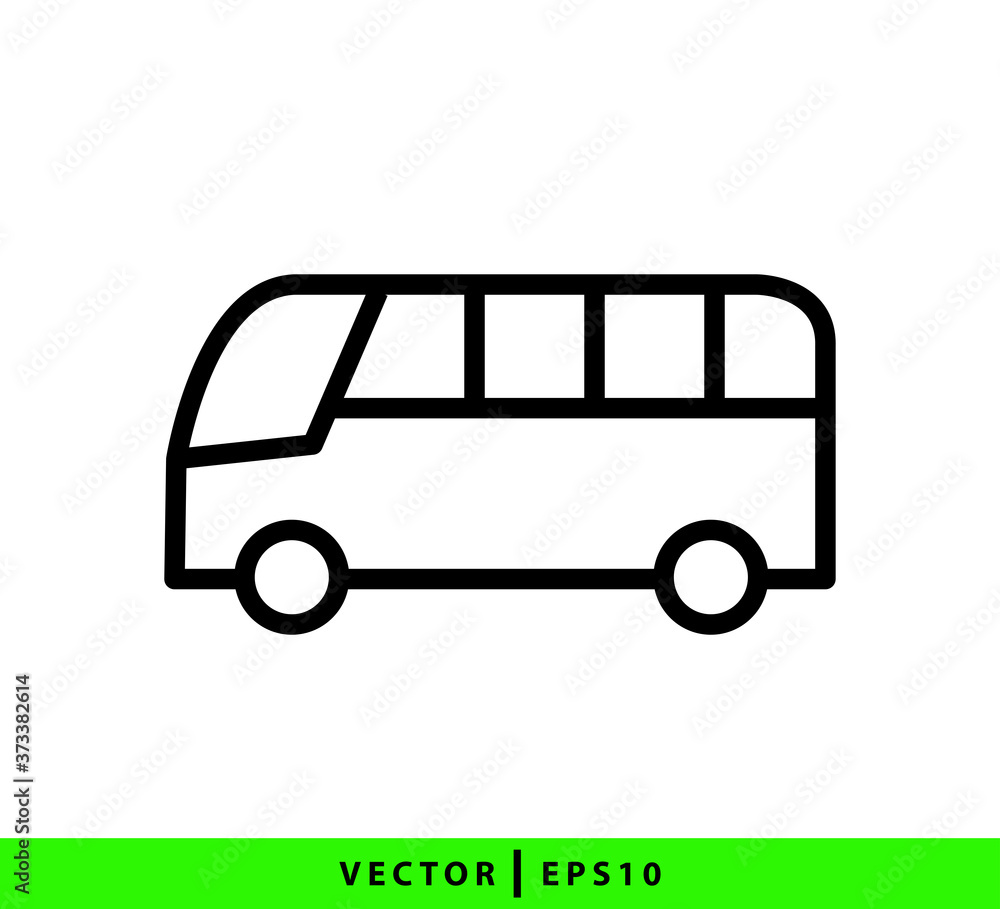 Transportation car icon vector logo template flat style Transportation car icon vector logo template flat style