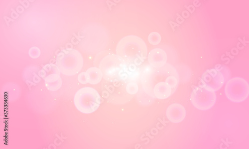 Pink gold, pink bokeh,circle abstract light background,Pink Gold shining lights, sparkling glittering Valentines day,women day or event lights romantic backdrop.Blurred abstract holiday background.