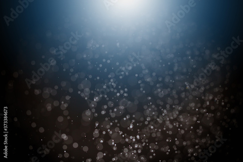 Abstract black bokeh