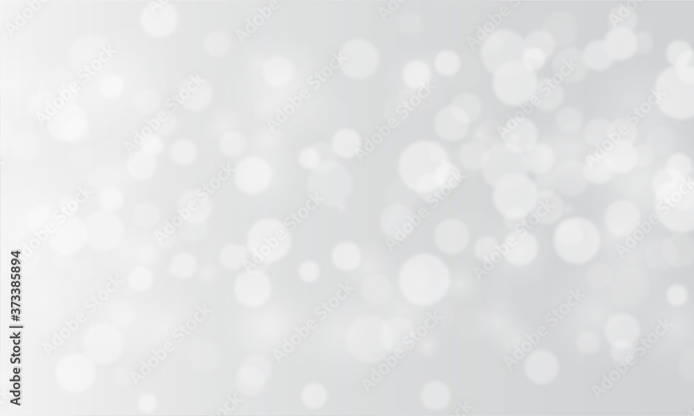 Bokeh Abstract White Light Silver Background Bokeh Abstract White Light Silver Background
